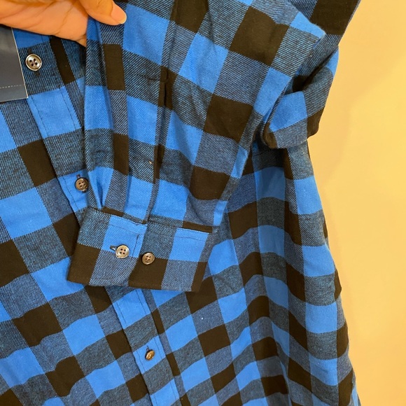 COPY - Men’s Club Room Flannel Shirt Long Sleeve XL B4A - Picture 5 of 9